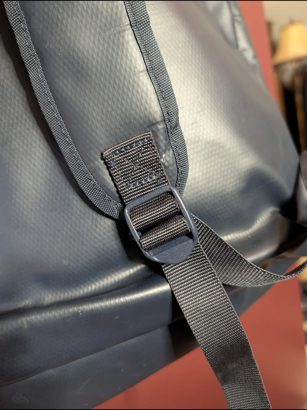 BREE Blue Waterproof XL Roll-Top Snap Backpack Waterproof Urban Commuter Bag